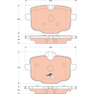 TRW | Bremsbelagsatz, Scheibenbremse | GDB1869 TRW | Bremsbelagsatz, Scheibenbremse | GDB1869