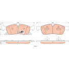 TRW | Bremsbelagsatz, Scheibenbremse | GDB4603 TRW | Bremsbelagsatz, Scheibenbremse | GDB4603