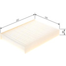 BOSCH 1 987 435 082 Innenraumfilter BOSCH 1 987 435 082 Innenraumfilter