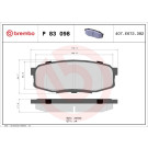 Brembo | Bremsbelagsatz, Scheibenbremse | P 83 098 Brembo | Bremsbelagsatz, Scheibenbremse | P 83 098