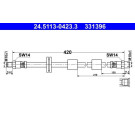 ATE | Bremsschlauch | 24.5113-0423.3