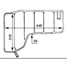 Mahle | Ausgleichsbehälter, Kühlmittel | CRT 38 000S