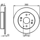 BOSCH | Bremsscheibe | 0 986 478 172