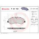 Brembo | Bremsbelagsatz, Scheibenbremse | P 24 152