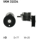 SKF | Spannrolle, Keilrippenriemen | VKM 31034