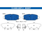 ATE | Bremsbelagsatz, Scheibenbremse | 13.0460-2657.2 ATE | Bremsbelagsatz, Scheibenbremse | 13.0460-2657.2