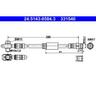 ATE | Bremsschlauch | 24.5143-0584.3