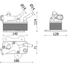 Mahle | Ölkühler, Automatikgetriebe | CLC 225 000P