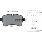 Textar | Bremsbelagsatz, Scheibenbremse | 2923201 Textar | Bremsbelagsatz, Scheibenbremse | 2923201