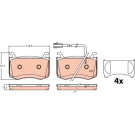 TRW | Bremsbelagsatz, Scheibenbremse | GDB2205 TRW | Bremsbelagsatz, Scheibenbremse | GDB2205