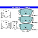 ATE Ceramic 13.0470-5612.2 Bremsbeläge mit akustischer Verschleißwarnung