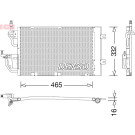 Denso | Kondensator, Klimaanlage | DCN20037