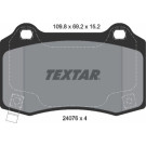 Textar | Bremsbelagsatz, Scheibenbremse | 2407601 Textar | Bremsbelagsatz, Scheibenbremse | 2407601