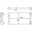 Mahle | Kühler, Motorkühlung | CR 348 000S