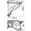 Mahle | Ausgleichsbehälter, Kühlmittel | CRT 207 000S