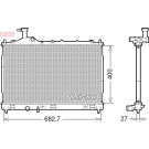 Denso | Kühler, Motorkühlung | DRM45042