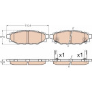 TRW | Bremsbelagsatz, Scheibenbremse | GDB3568 TRW | Bremsbelagsatz, Scheibenbremse | GDB3568