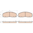 TRW | Bremsbelagsatz, Scheibenbremse | GDB1944 TRW | Bremsbelagsatz, Scheibenbremse | GDB1944