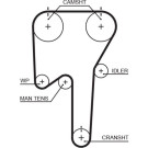 Gates | Zahnriemen | 5553XS