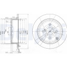 Delphi | Bremsscheibe | BG3889