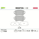 Valeo | Bremsbelagsatz, Scheibenbremse | 302472A Valeo | Bremsbelagsatz, Scheibenbremse | 302472A