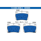 ATE | Bremsbelagsatz, Scheibenbremse | 13.0460-5698.2 ATE | Bremsbelagsatz, Scheibenbremse | 13.0460-5698.2