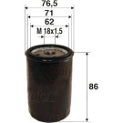 Valeo | Ölfilter | 586010