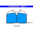 ATE | Bremsbelagsatz, Scheibenbremse | 13.0460-4016.2 ATE | Bremsbelagsatz, Scheibenbremse | 13.0460-4016.2