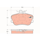 TRW | Bremsbelagsatz, Scheibenbremse | GDB1094 TRW | Bremsbelagsatz, Scheibenbremse | GDB1094