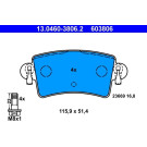 ATE | Bremsbelagsatz, Scheibenbremse | 13.0460-3806.2 ATE | Bremsbelagsatz, Scheibenbremse | 13.0460-3806.2