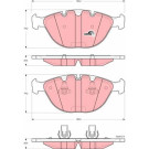 TRW | Bremsbelagsatz, Scheibenbremse | GDB1529 TRW | Bremsbelagsatz, Scheibenbremse | GDB1529