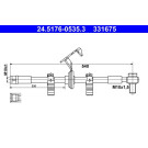 ATE | Bremsschlauch | 24.5176-0535.3