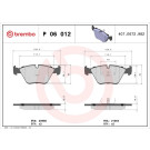 Brembo | Bremsbelagsatz, Scheibenbremse | P 06 012 Brembo | Bremsbelagsatz, Scheibenbremse | P 06 012