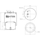 FEBI BILSTEIN 47556 Federbalg, Luftfederung