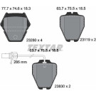 Textar | Bremsbelagsatz, Scheibenbremse | 2328001 Textar | Bremsbelagsatz, Scheibenbremse | 2328001