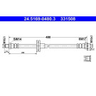 ATE | Bremsschlauch | 24.5169-0480.3