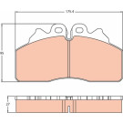 TRW | Bremsbelagsatz, Scheibenbremse | GDB5113 TRW | Bremsbelagsatz, Scheibenbremse | GDB5113