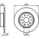 BOSCH | Bremsscheibe | 0 986 478 463