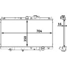 Mahle | Kühler, Motorkühlung | CR 202 000S