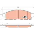 TRW | Bremsbelagsatz, Scheibenbremse | GDB3435 TRW | Bremsbelagsatz, Scheibenbremse | GDB3435
