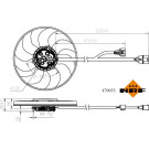 NRF | Lüfter, Motorkühlung | 470033
