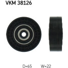 SKF | Umlenk-/Führungsrolle, Keilrippenriemen | VKM 38126