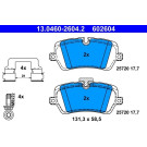 ATE | Bremsbelagsatz, Scheibenbremse | 13.0460-2604.2