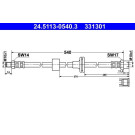 ATE | Bremsschlauch | 24.5113-0540.3