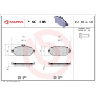 Brembo | Bremsbelagsatz, Scheibenbremse | P 50 118