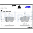 Delphi | Bremsbelagsatz, Scheibenbremse | LP2181 Delphi | Bremsbelagsatz, Scheibenbremse | LP2181