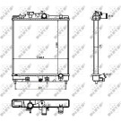 NRF | Kühler, Motorkühlung | 526356