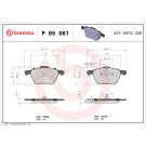 Brembo | Bremsbelagsatz, Scheibenbremse | P 85 061 Brembo | Bremsbelagsatz, Scheibenbremse | P 85 061