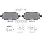 Textar | Bremsbelagsatz, Scheibenbremse | 2627301 Textar | Bremsbelagsatz, Scheibenbremse | 2627301