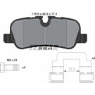 Textar | Bremsbelagsatz, Scheibenbremse | 2419201 Textar | Bremsbelagsatz, Scheibenbremse | 2419201